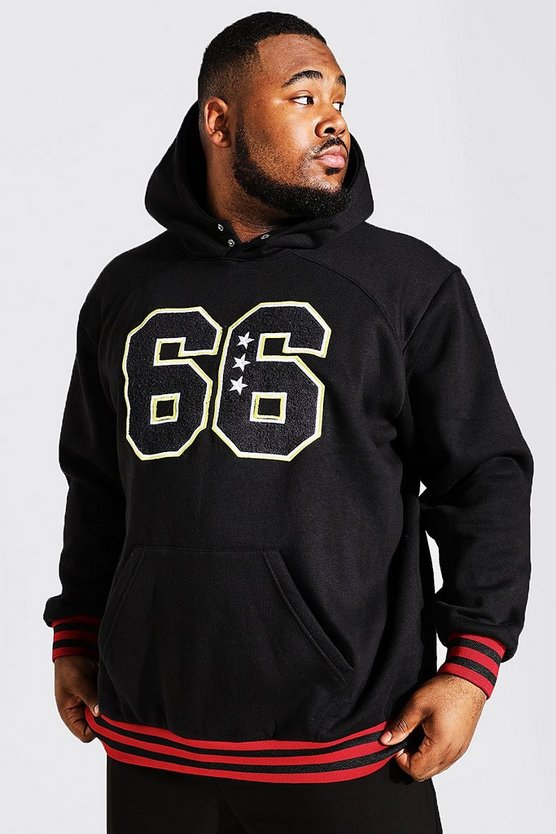 Plus Loose Fit Varsity Hoodie