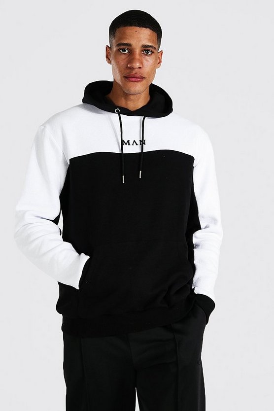 Tall Man Colour Block Hoodie 1 Tall Man Colour Block Hoodie