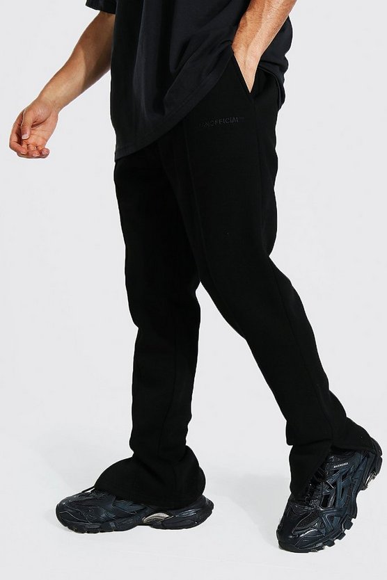 Slim Fit Man Official Split Hem Jogger 1 Slim Fit Man Official Split Hem Jogger