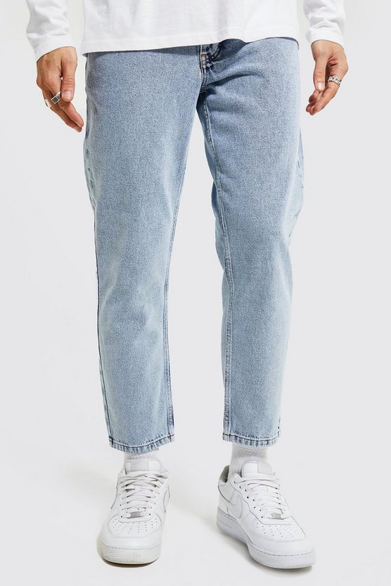 Tapered Fit Rigid Jeans 1 Tapered Fit Rigid Jeans
