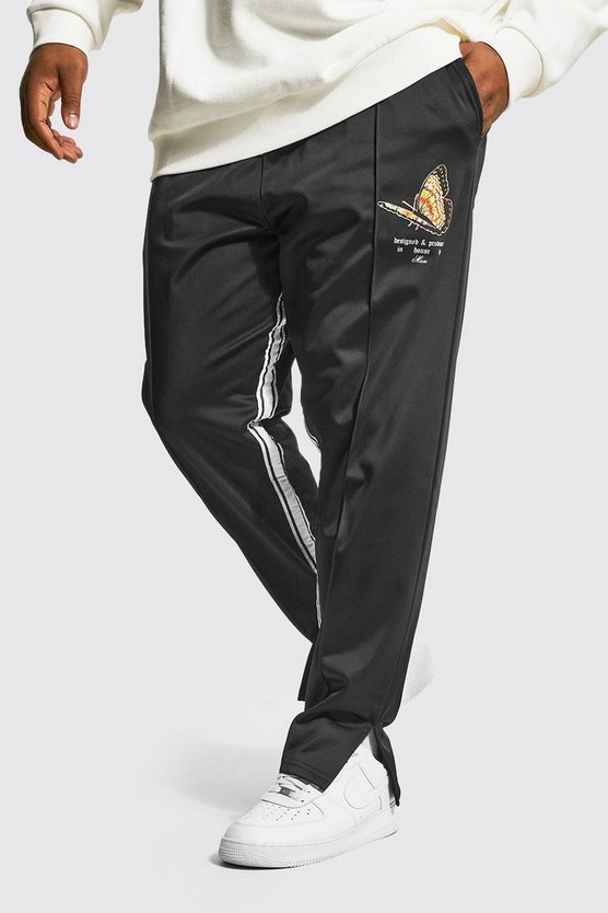 Plus Butterfly Tricot Slim Jogger With Tape