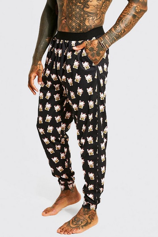 Cat All Over Print Lounge Pant