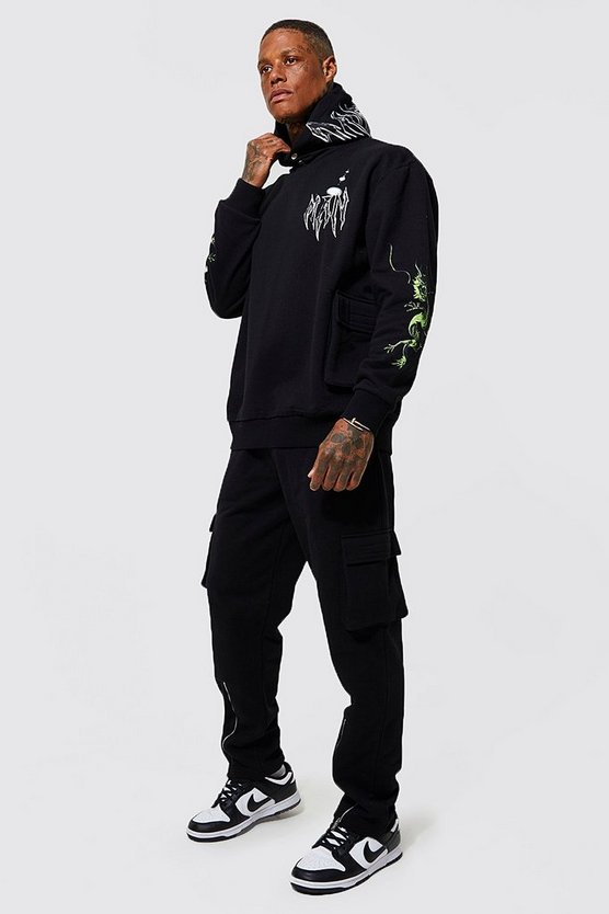 Oversized Worldwide Zip Detail Tracksuit 1 Oversized Worldwide Zip Detail Tracksuit