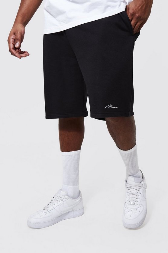 Plus Man Loose Sweat Shorts