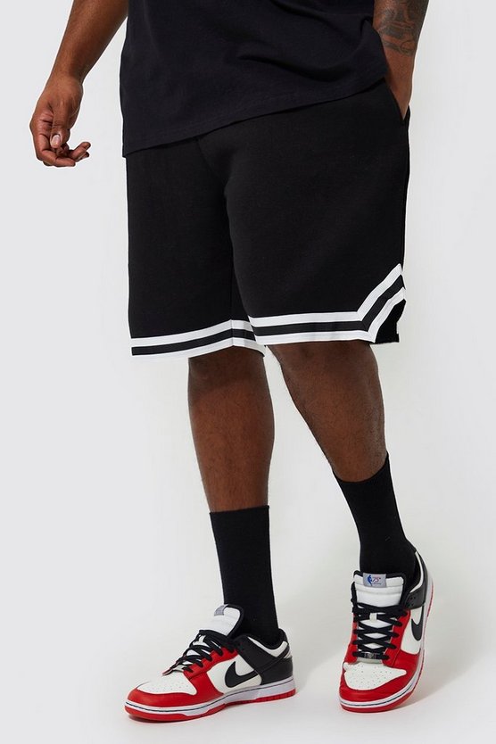 Plus Basketball Sweat Short With Tape