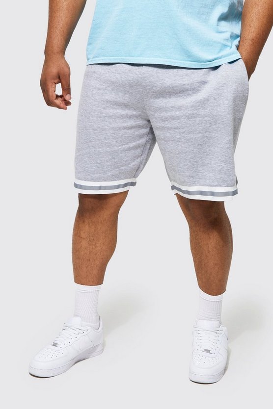 Plus Basketball Sweat Short With Tape