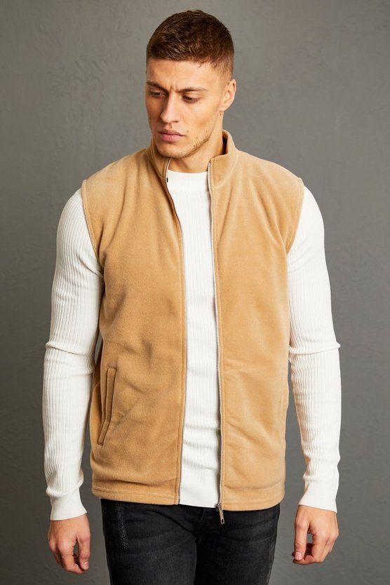 Fleece Funnel Neck Gilet