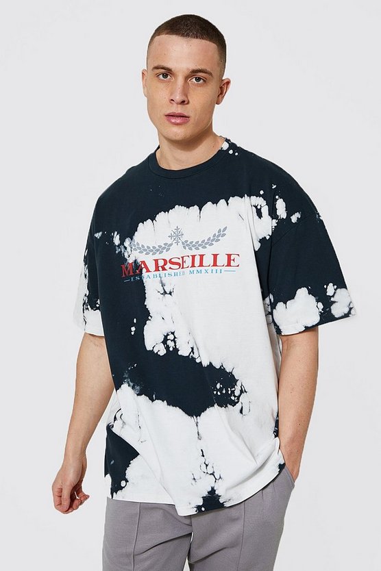 Oversized Printed Tie Dye T-shirt