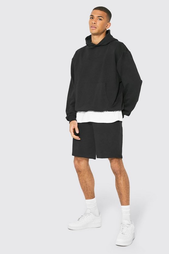 Heavyweight Loopback Short Hooded Tracksuit 1 Heavyweight Loopback Short Hooded Tracksuit