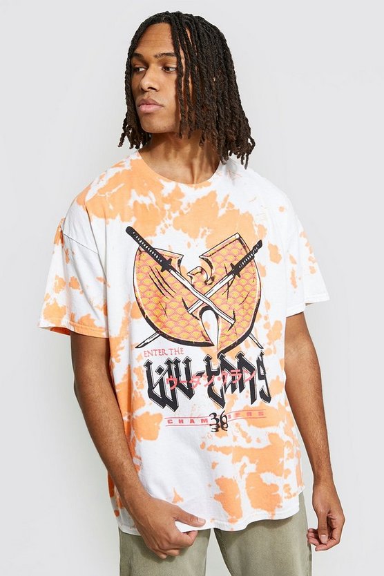 Oversized Wu-tang Tie Dye License T-shirt