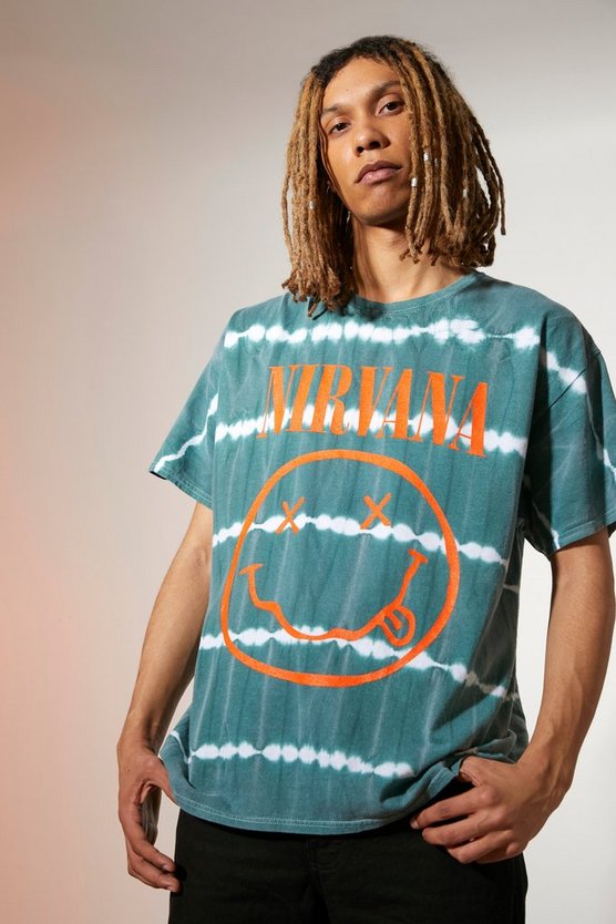 Oversized Nirvana Tie Dye License T-shirt