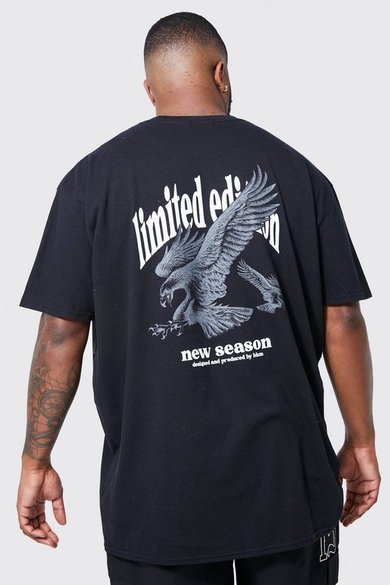 Plus Limited Edition Eagle Print T-shirt 1 Plus Limited Edition Eagle Print T-shirt