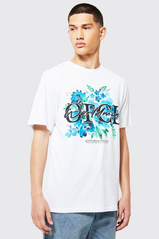 Regular Fit Ofcl Floral Graphic T-shirt 1 Regular Fit Ofcl Floral Graphic T-shirt