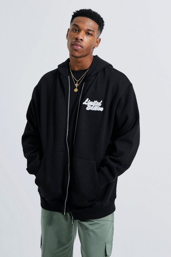 Oversized Limited Zip through Hoodie 1 Oversized Limited Zip through Hoodie