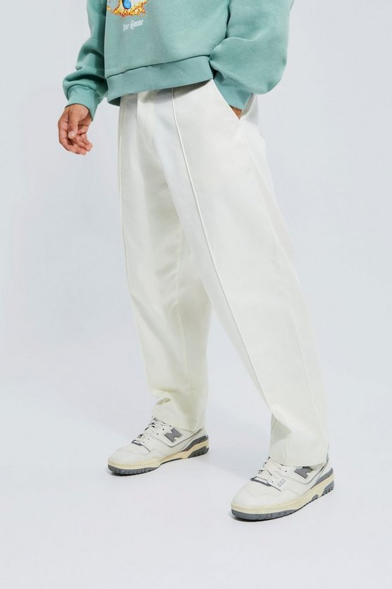 Elastic Waist Skate Fit Twill Pants 1 Elastic Waist Skate Fit Twill Pants
