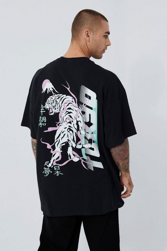 Oversized Tokyo Tiger Graphic T-shirt 1 Oversized Tokyo Tiger Graphic T-shirt