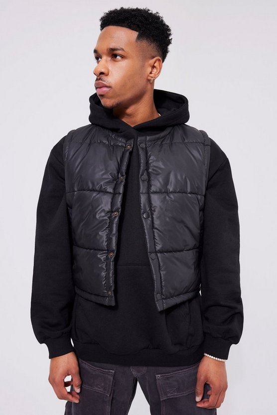 Extreme Boxy Panelled Gilet