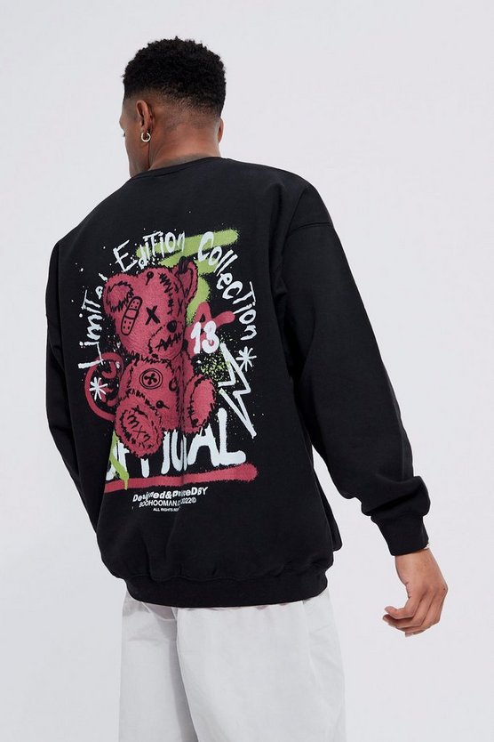 Oversized Graphic Sweatshirt 1 Oversized Graphic Sweatshirt