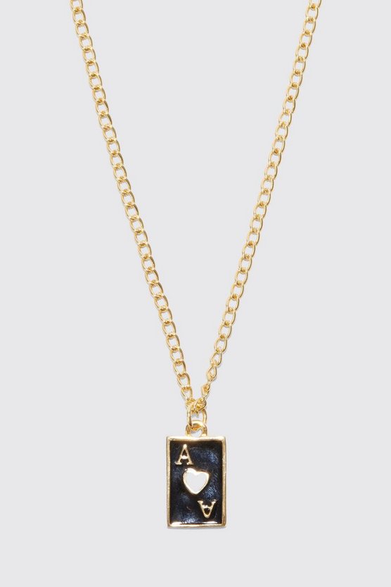 Card Pendant Necklace