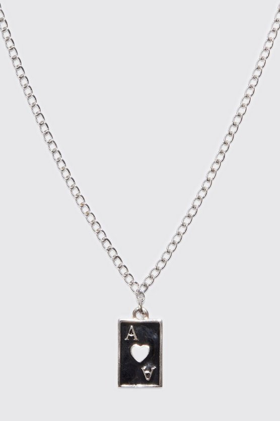 Card Pendant Necklace