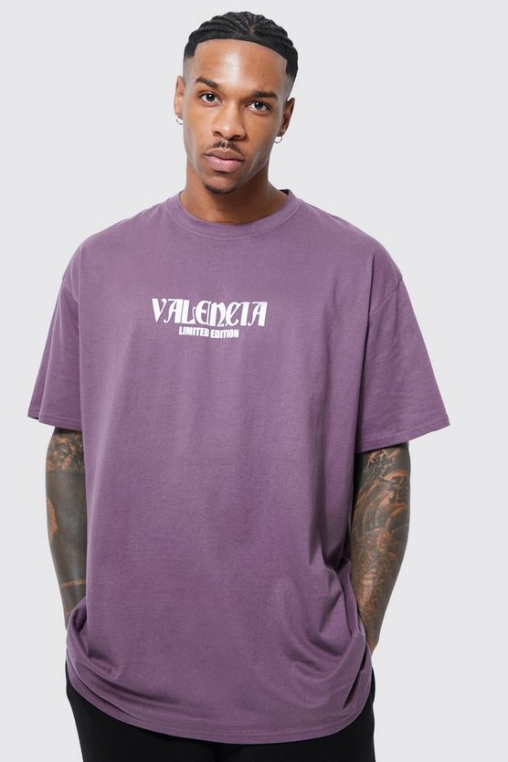 Oversized Valencia Print T-shirt 1 Oversized Valencia Print T-shirt