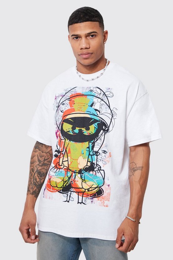 Oversized Marvin The Martian License T-shirt 1 Oversized Marvin The Martian License T-shirt