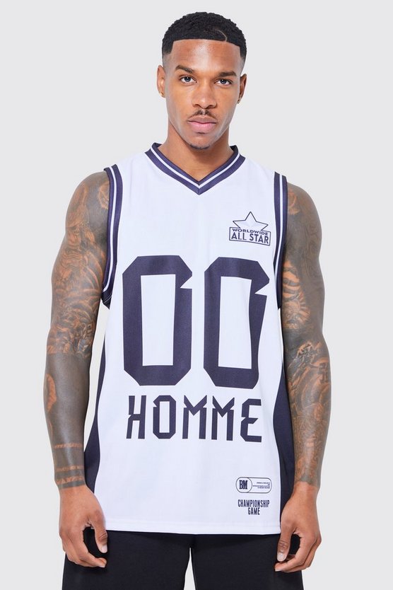 00 V-neck Mesh Basketball Vest