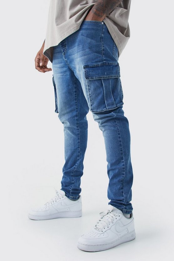 Plus Super Skinny Cargo Jeans 1 Plus Super Skinny Cargo Jeans