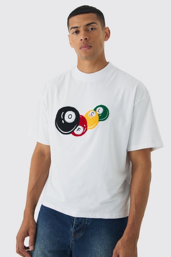 Boxy OFCL Applique Pool Ball T-shirt 1 Boxy OFCL Applique Pool Ball T-shirt