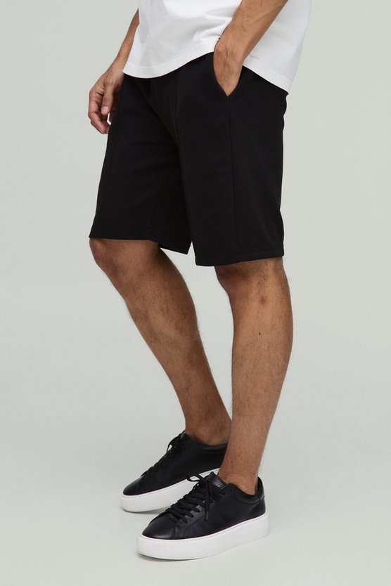 Slim Fit Interlock Smart Pintuck Short 1 Slim Fit Interlock Smart Pintuck Short