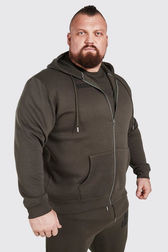 MAN Active X Beast Zip Through Print Hoodie 1 MAN Active X Beast Zip Through Print Hoodie
