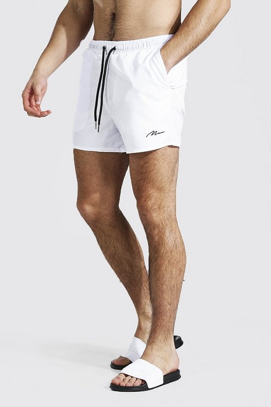 Man Signature Swim Short In Short Length 1 Man Signature Swim Short In Short Length