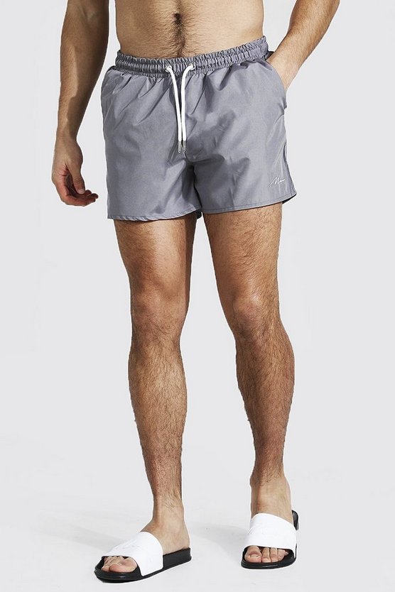 Man Signature Swim Short In Short Length 1 Man Signature Swim Short In Short Length