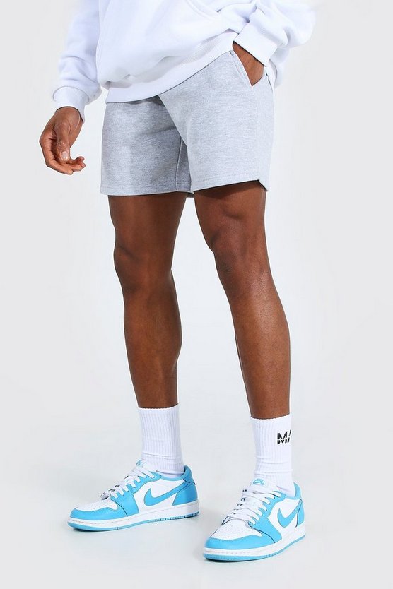 Basic Short Length Regular Jersey Shorts 1 Basic Short Length Regular Jersey Shorts