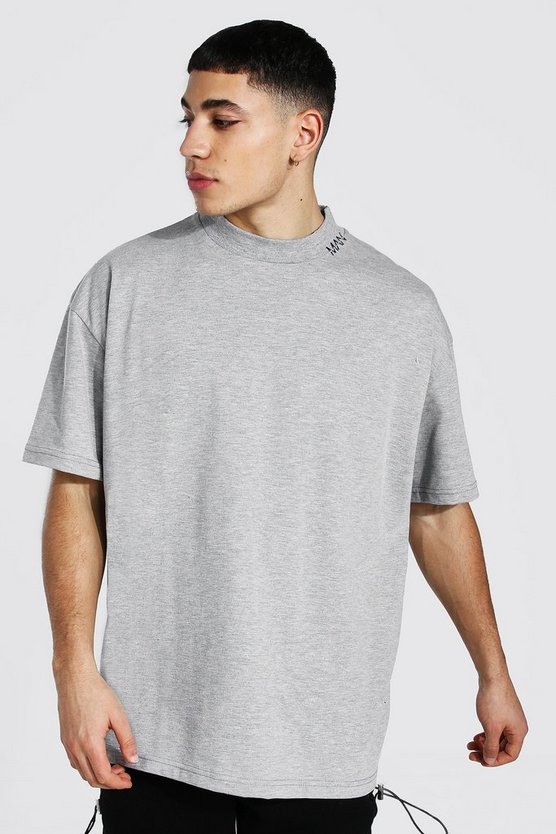 Oversized Man Extended Neck Heavyweight Tee 1 Oversized Man Extended Neck Heavyweight Tee