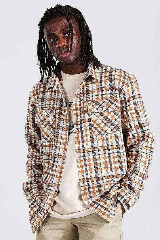 Heavyweight Dogtooth Shirt Jacket 1 Heavyweight Dogtooth Shirt Jacket