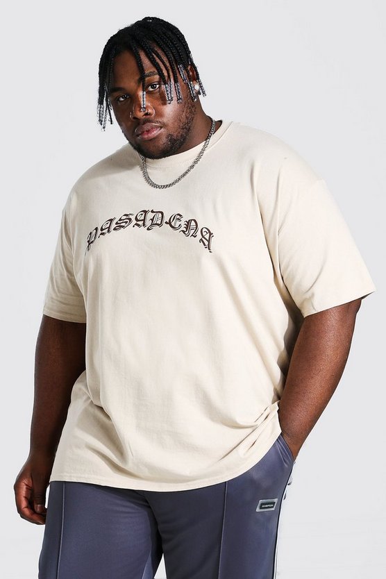 Plus Size Pasadena Print T-shirt 1 Plus Size Pasadena Print T-shirt