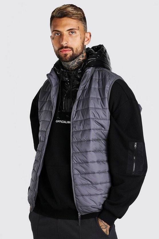Foldaway Padded Vest With Bag