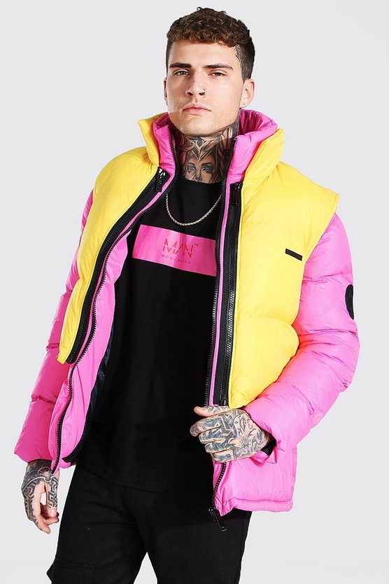 2 In 1 Puffer With Removable Gilet