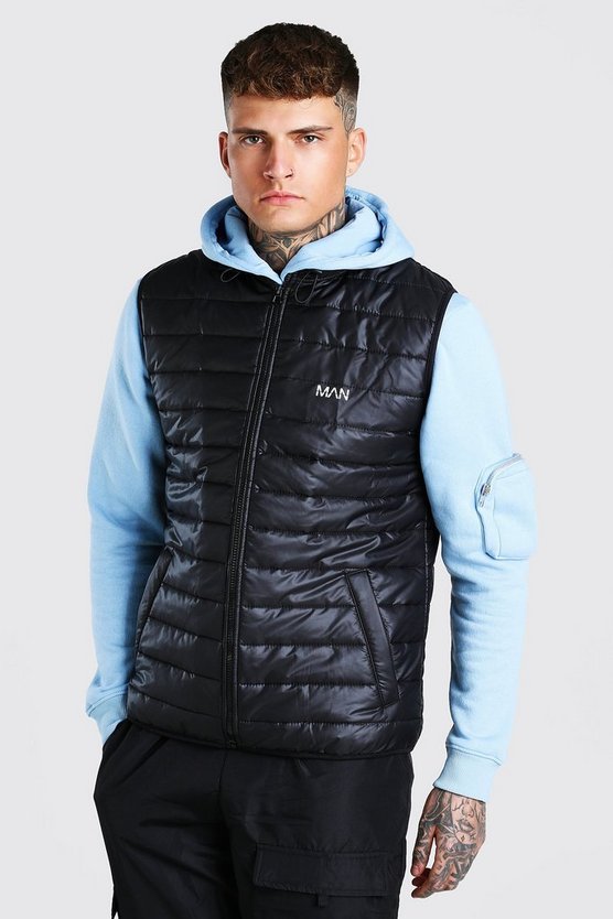 Funnel Neck Padded Vest