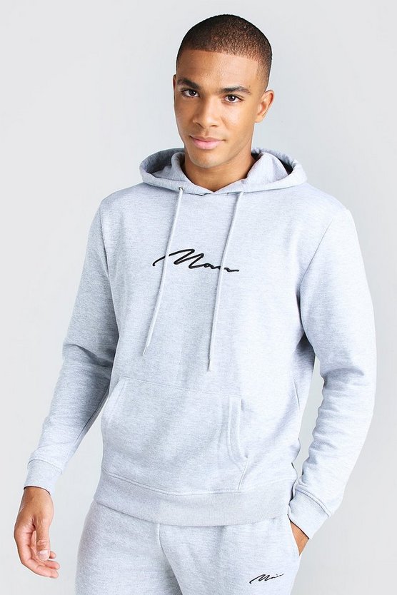 2 Pack MAN Signature Over The Head Hoodie