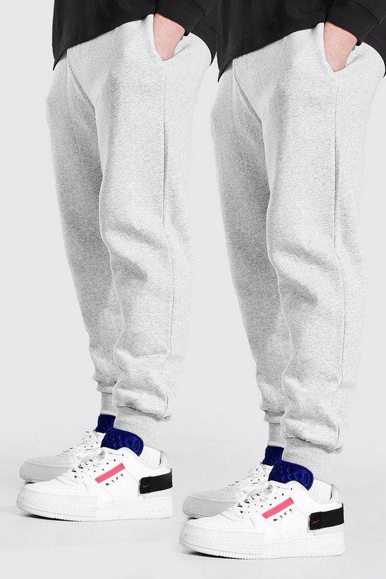 Plus Size 2 Pack Basic Skinny Fit Jogger 1 Plus Size 2 Pack Basic Skinny Fit Jogger