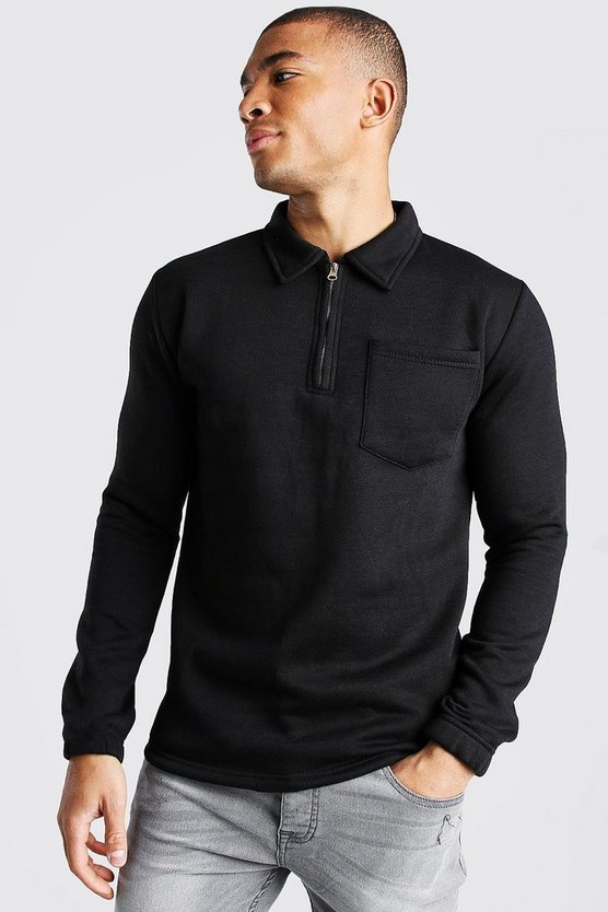 1/4 Zip Collared Sweater
