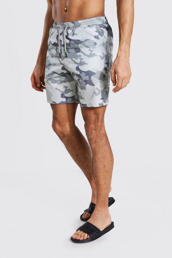 Tall Camo Mid Length Swim Shorts 1 Tall Camo Mid Length Swim Shorts