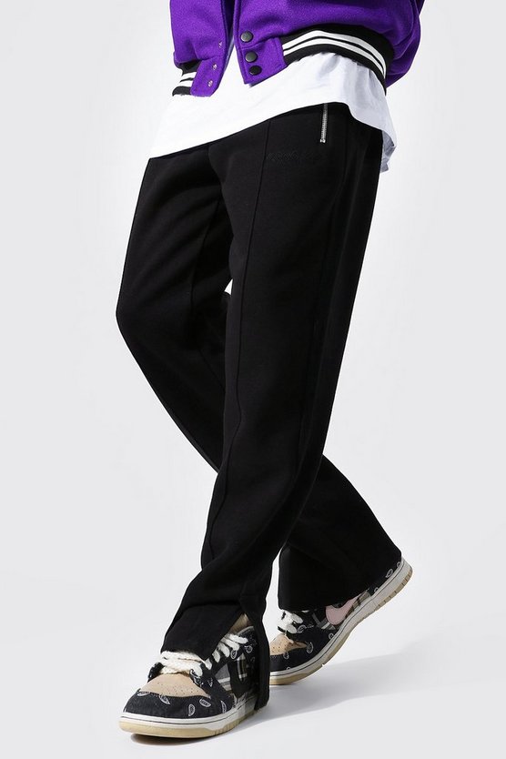 Relaxed Official Man Jogger With Split Hem 1 Relaxed Official Man Jogger With Split Hem