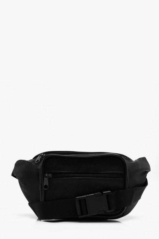 Square Pocket Faux Leather Bum Bag 1 Square Pocket Faux Leather Bum Bag