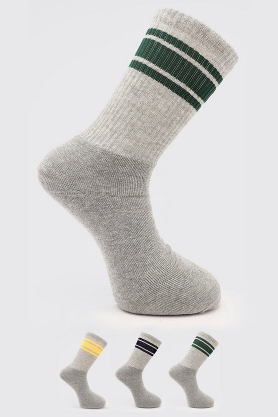 3 Pack Sports Stripe Tube Sock 1 3 Pack Sports Stripe Tube Sock