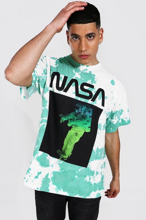 Oversized Nasa Tie Dye License T-shirt 1 Oversized Nasa Tie Dye License T-shirt