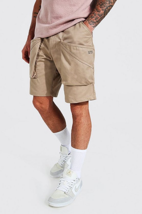 Man Relaxed 3d Pocket Cargo Short 1 Man Relaxed 3d Pocket Cargo Short