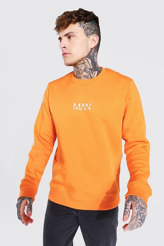 Original Man Crew Neck Sweatshirt 1 Original Man Crew Neck Sweatshirt